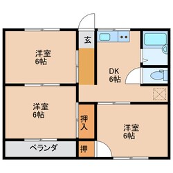 並木マンションの物件間取画像